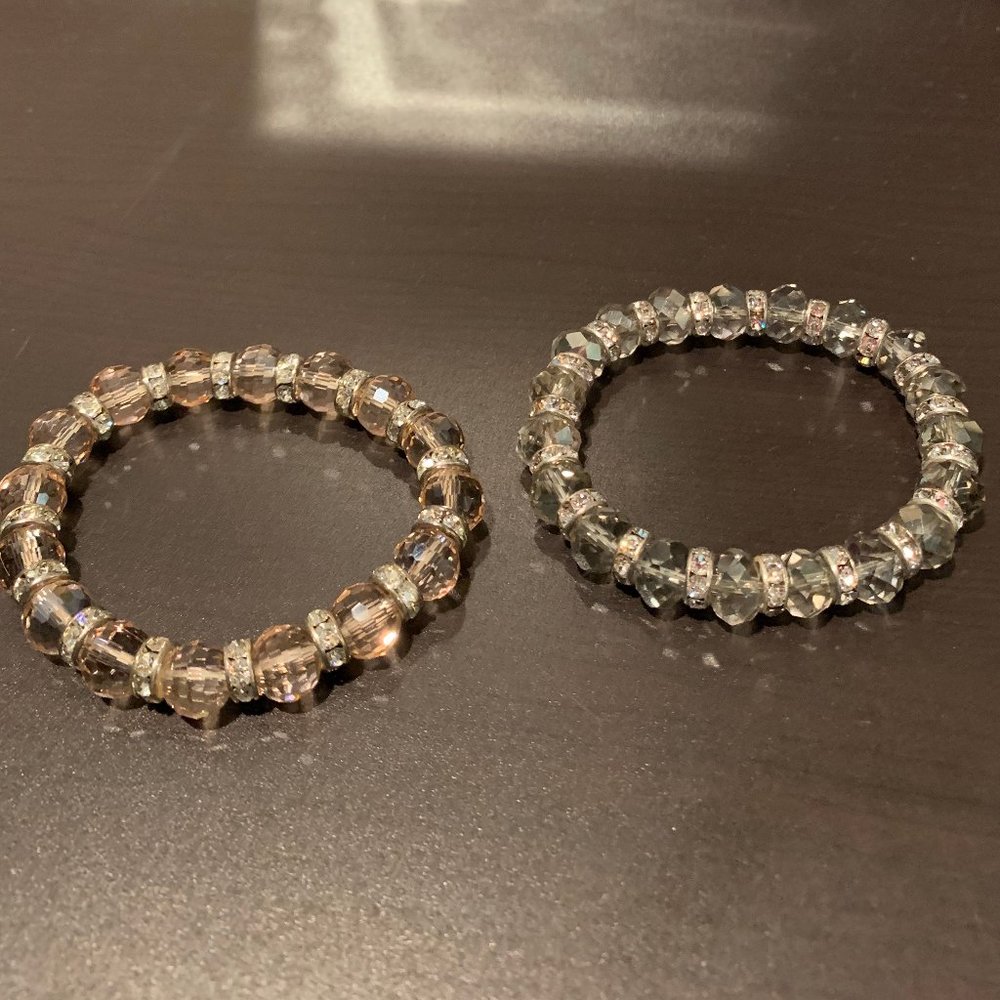 # Crystal Semi Transparent Bracelets